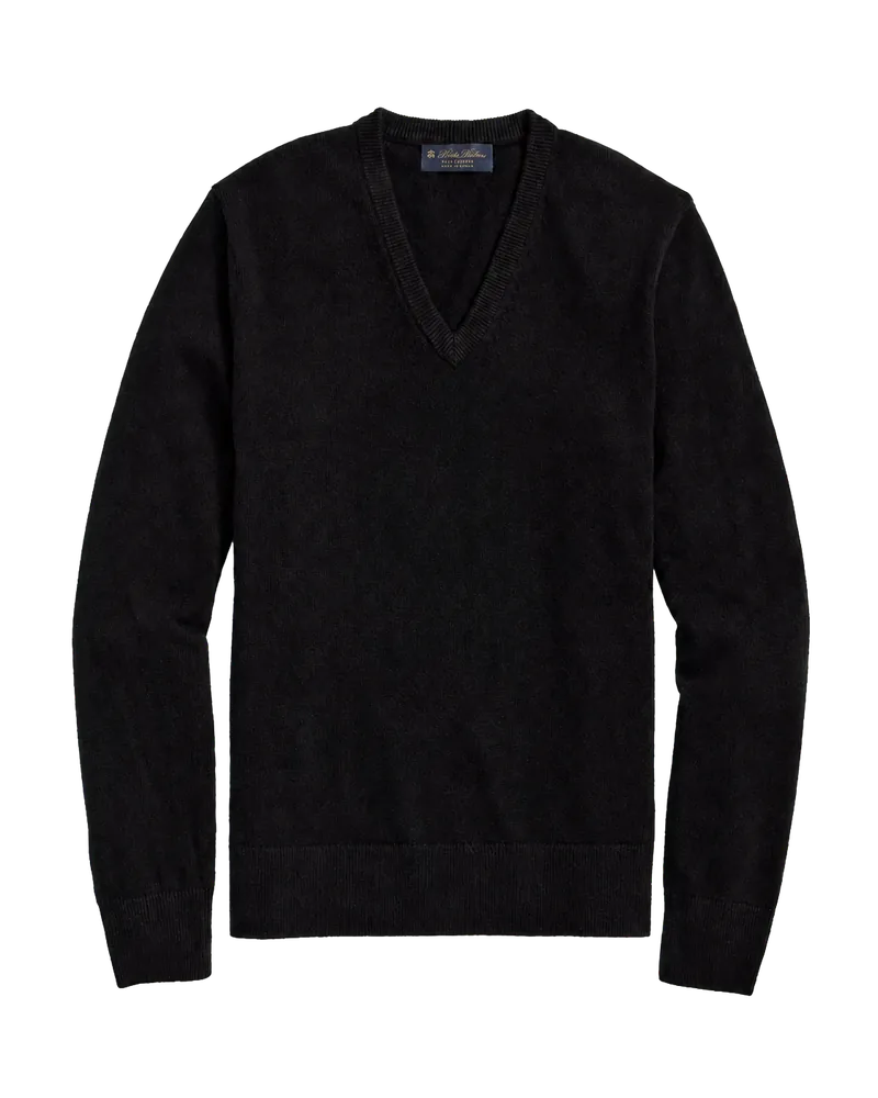 Compare buying options for Brooks Brothers 3-Ply Cashmere V-Neck Sweater